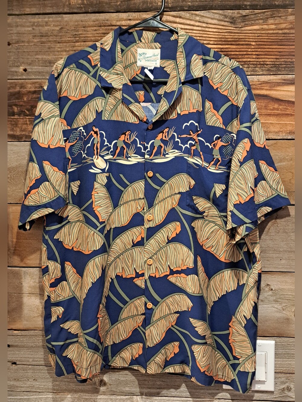 Vintage 90s Diamondhead Sportsware Aloha Hawaiian Shirt